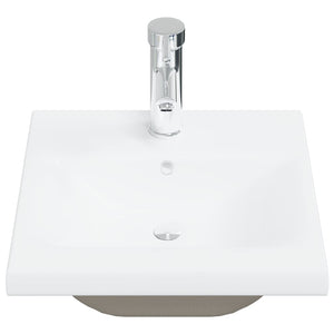 Lavabo bagno ad incasso con rubinetto 42 cm ceramica bianca 02_0002795