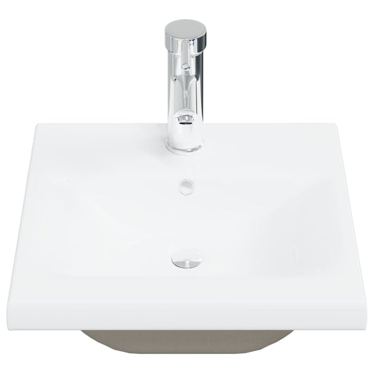 Lavabo bagno ad incasso con rubinetto 42 cm ceramica bianca 02_0002795