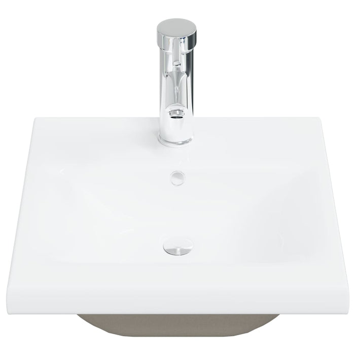 Lavabo bagno ad incasso con rubinetto 42 cm ceramica bianca 02_0002795