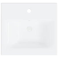 Lavabo bagno ad incasso con rubinetto 42 cm ceramica bianca 02_0002795