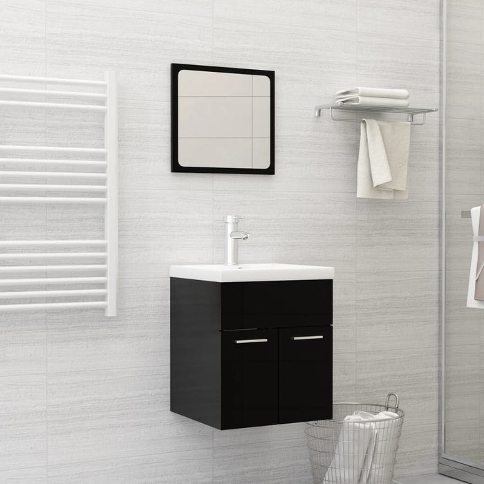 Lavabo da Incasso con Rubinetto 42x39x18 cm in Ceramica Bianco 148623