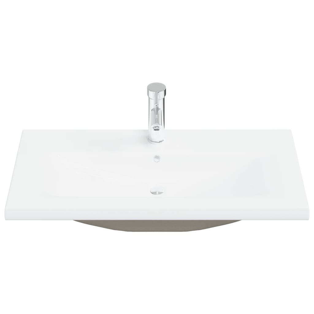 Lavabo da incasso con rubinetto lavabo da appoggio wc lavabo bagno doccia interna lavabo 81 x 39 cm ceramica bianca 02_0002797