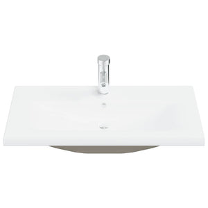 Lavabo da incasso con rubinetto lavabo da appoggio wc lavabo bagno doccia interna lavabo 81 x 39 cm ceramica bianca 02_0002797