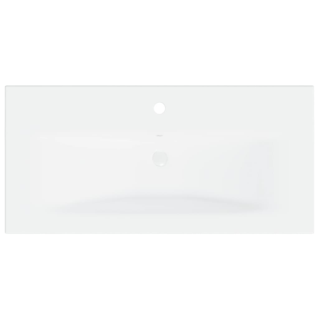 Lavabo da incasso con rubinetto lavabo da appoggio wc lavabo bagno doccia interna lavabo 81 x 39 cm ceramica bianca 02_0002797