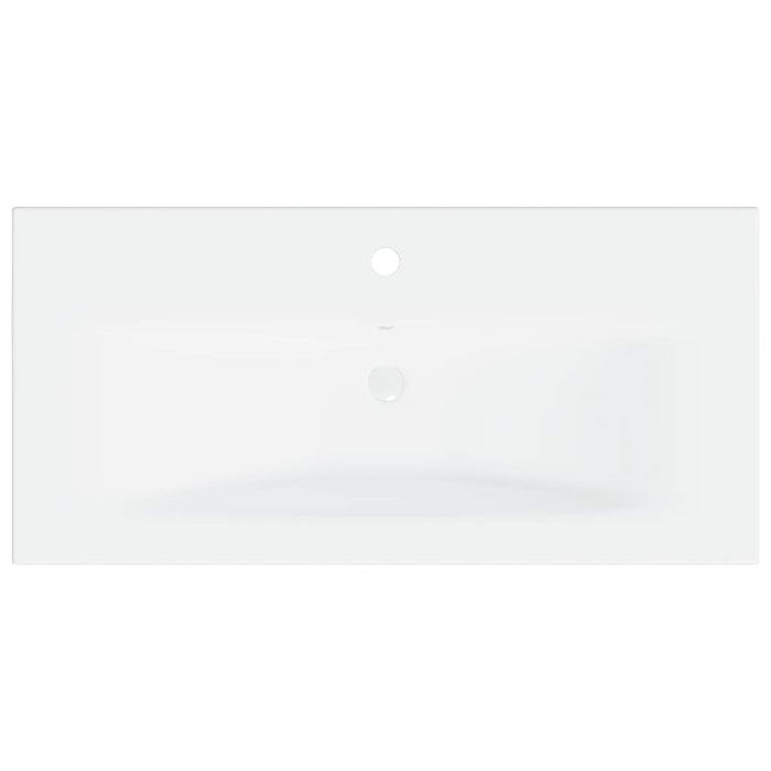 Lavabo da incasso con rubinetto lavabo da appoggio wc lavabo bagno doccia interna lavabo 81 x 39 cm ceramica bianca 02_0002797