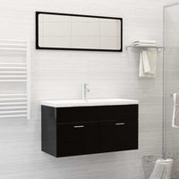 Lavabo da Incasso con Rubinetto 91x39x18 cm in Ceramica Biancocod mxl 126624