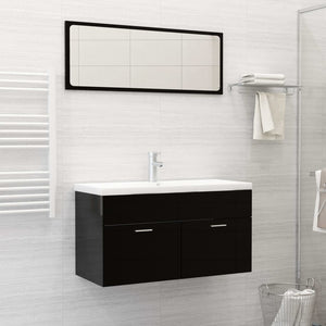 Lavabo da Incasso-Lavandino-Lavello con Rubinetto 91x39x18 cm in Ceramica Bianco