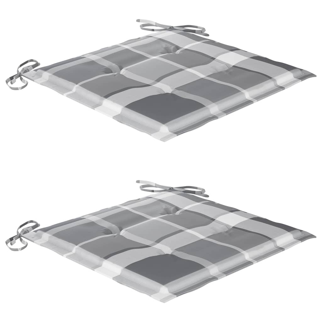 Sedie da Pranzo da Giardino con Cuscini 2 pz Massello di Acacia 3060822