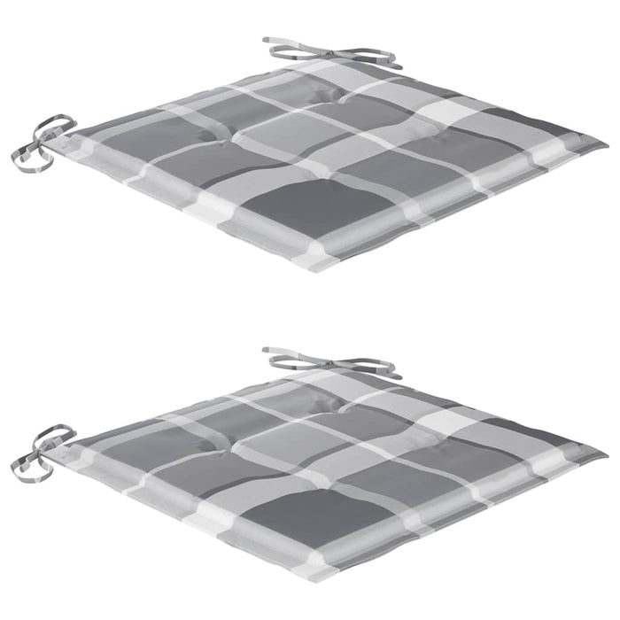 Sedie da Pranzo da Giardino con Cuscini 2 pz Massello di Acacia 3060822