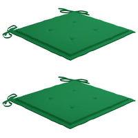 Sedie da Giardino con Cuscini 2 pz in Massello di Acacia cod mxl 17270