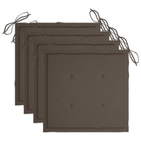 Sedie da Giardino con Cuscini 4 pz in Massello di Acacia 3061184