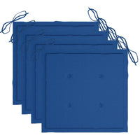 Sedie da Giardino con Cuscini 4 pz in Massello di Acacia 3061188