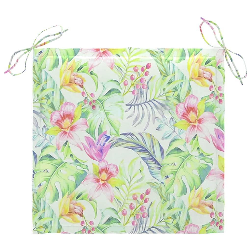 Sedie da Giardino con Cuscini 4 pz in Massello di Acacia 3061192