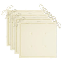 Sedie da Giardino con Cuscini 4 pz in Massello di Acacia Grigio 3061226