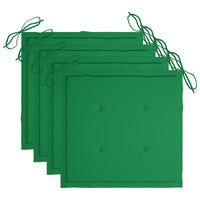 Sedie da Giardino con Cuscini 4 pz in Massello di Acacia Grigio cod mxl 7914