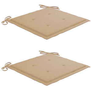 Sedie da Giardino con Cuscini e Tavolino in Massello di Acacia cod mxl 75789