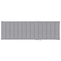 Lettino Prendisole da Giardino con Cuscino Massello di Acacia