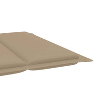 Lettino Prendisole da Giardino con Cuscino Massello di Acacia 3061575