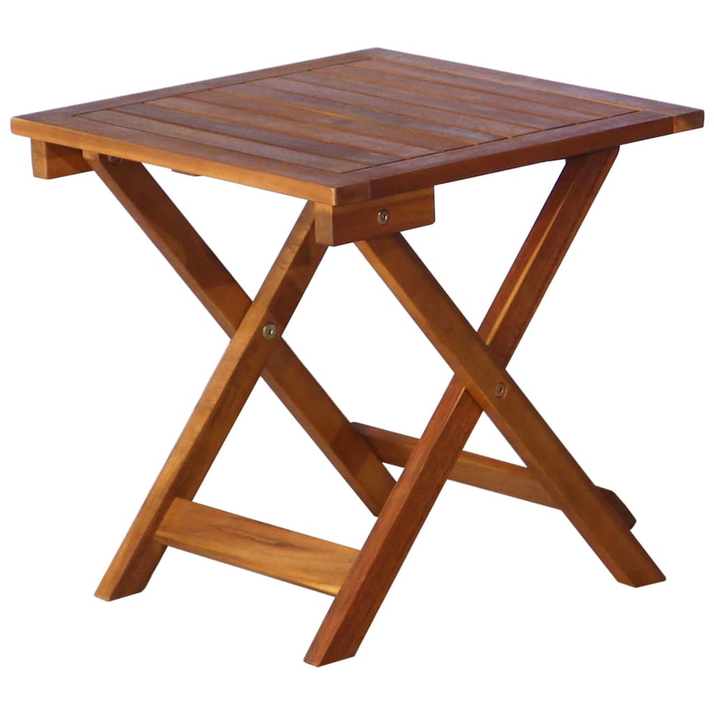 Sdraio da Giardino con Cuscino e Tavolo in Massello di Acacia cod mxl 77010