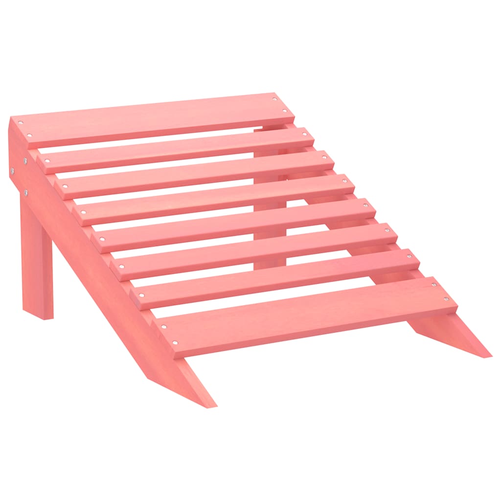 Sedia Giardino Adirondack con Ottomana Massello di Abete Rosa 315867