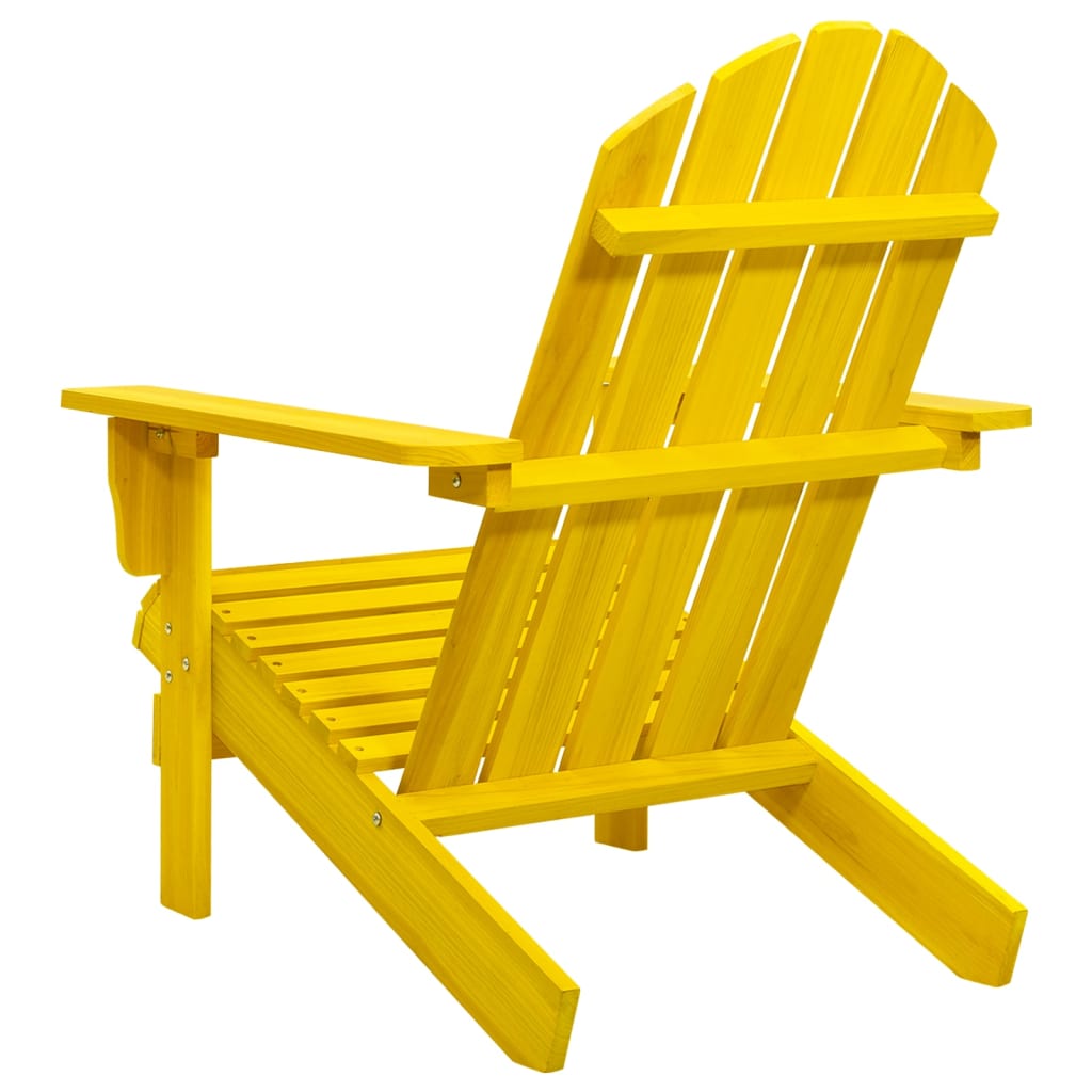 Sedia da Giardino Adirondack in Legno Massello di Abete Giallo cod mxl 11753