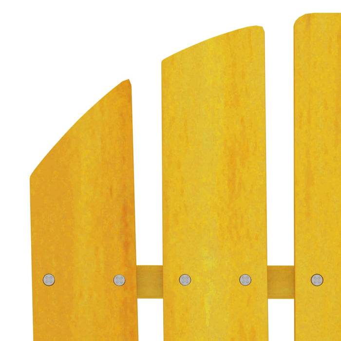 Sedia Giardino Adirondack in Legno Massello di Abete Gialla 315874