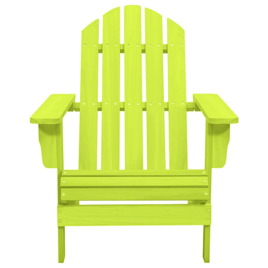 Sedia da Giardino Adirondack in Legno Massello di Abete Verde cod mxl 18454