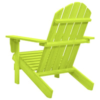 Sedia da Giardino Adirondack in Legno Massello di Abete Verde cod mxl 18454