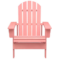 Sedia Giardino Adirondack in Legno Massello di Abete Rosa 315877