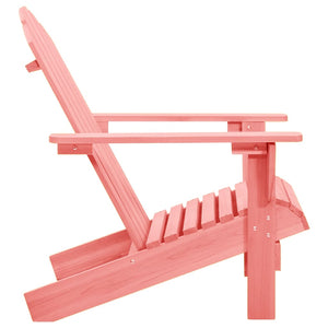 Sedia da Giardino Adirondack in Legno Massello di Abete Rosa cod mxl 24985
