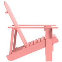 Sedia Giardino Adirondack in Legno Massello di Abete Rosa 315877
