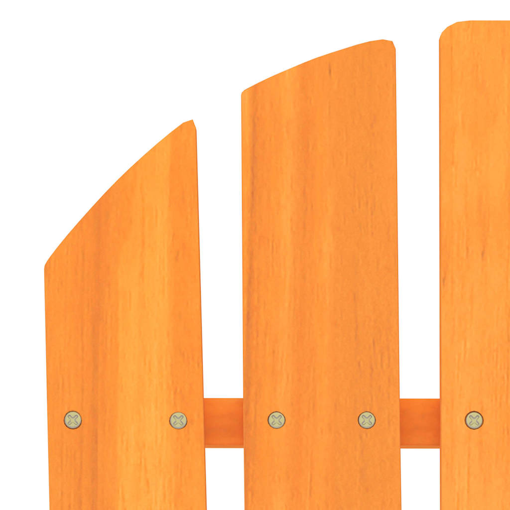 Sedia Giardino-Sedia da esterno Adirondack in Legno Massello di Abete Arancione