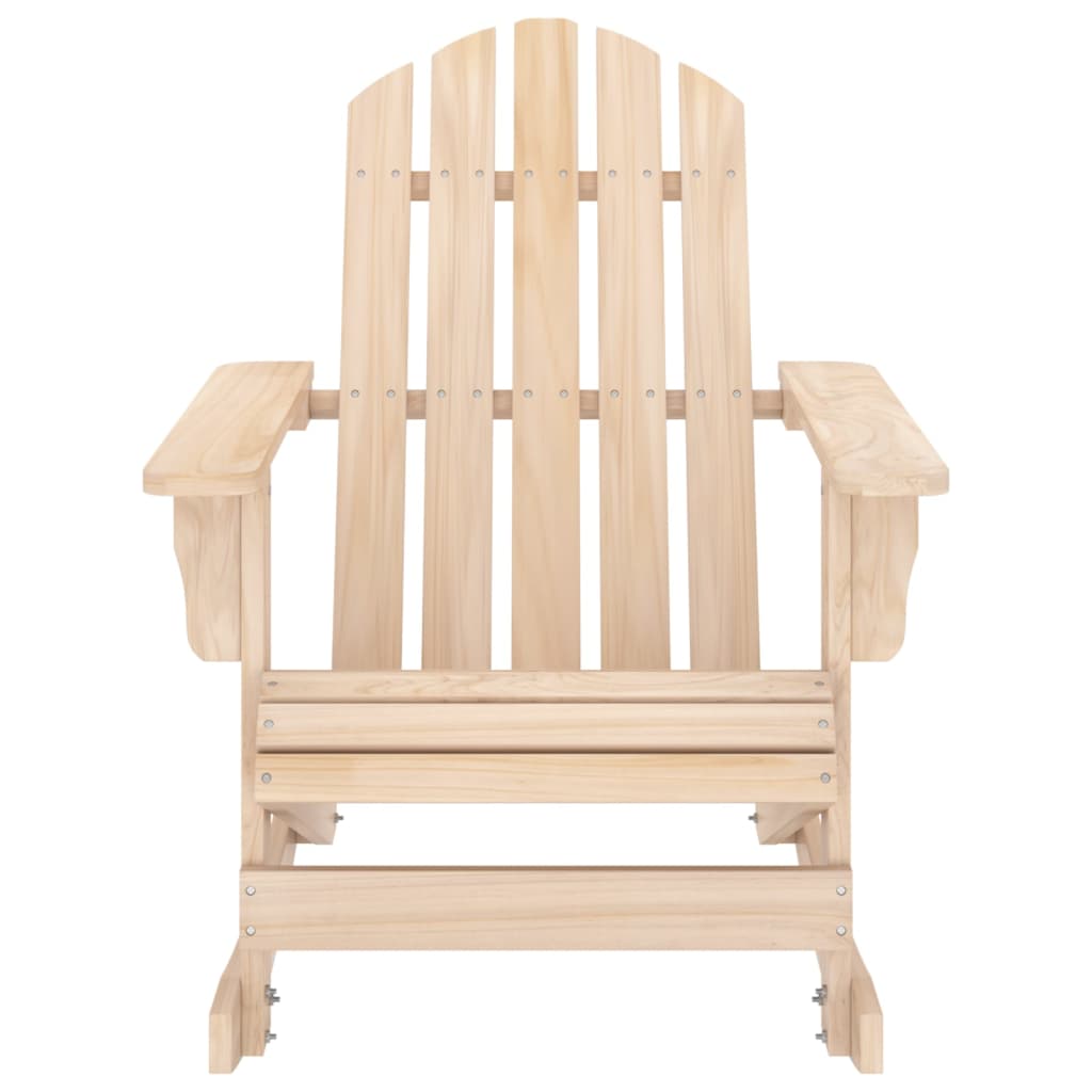 Sedia a Dondolo Giardino Adirondack in Legno Massello di Abete 315882