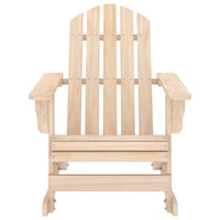 Sedia a Dondolo Giardino Adirondack in Legno Massello di Abete 315882