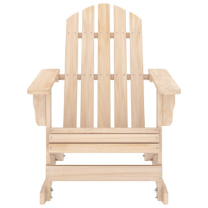 Sedia a Dondolo Giardino Adirondack in Legno Massello di Abete 315882