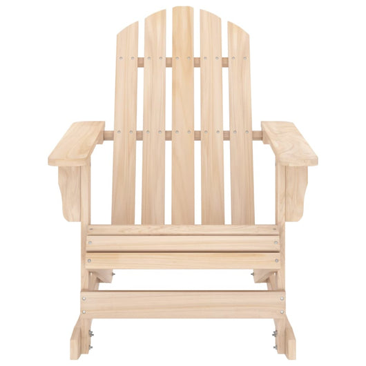 Sedia a Dondolo Giardino Adirondack in Legno Massello di Abete 315882