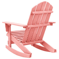 Sedia a Dondolo Giardino Adirondack in Legno di Abete Rosa 315887