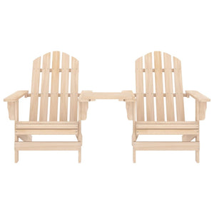 Sedia da Giardino Adirondack con Tavolino in Massello di Abete cod mxl 47780