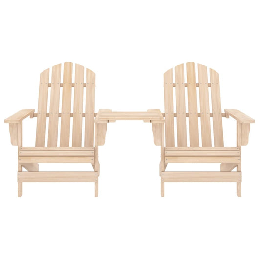 Sedia da Giardino Adirondack con Tavolino in Massello di Abete cod mxl 47780