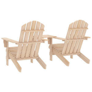 Sedia da Giardino Adirondack con Tavolino in Massello di Abete cod mxl 47780