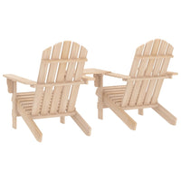 Sedie da Giardino Adirondack con Tavolino in Legno Abete 315892