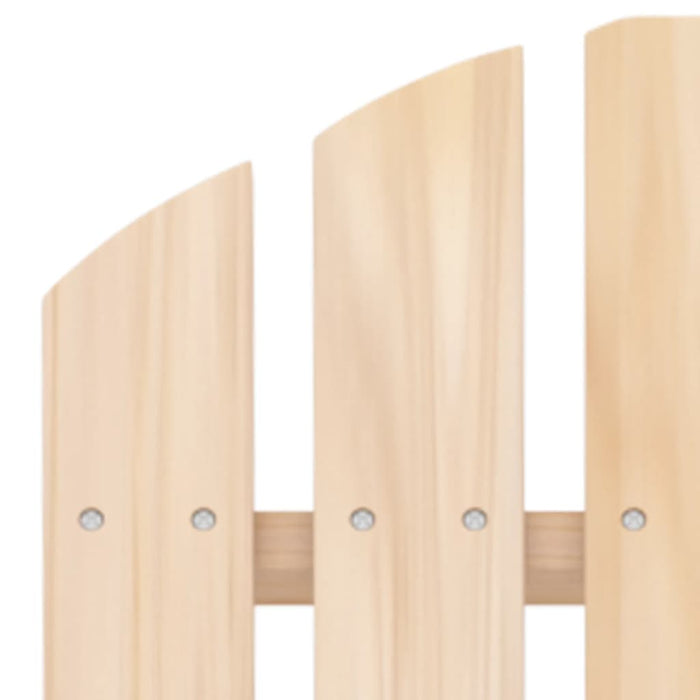 Sedie da Giardino Adirondack con Tavolino in Legno Abete 315892