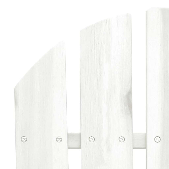 Sedia da Giardino Adirondack a 2 Posti in Legno di Abete Bianca 315899