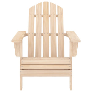 Sedia da giardino Adirondack con tavolo in legno massello di abete 02_0013331