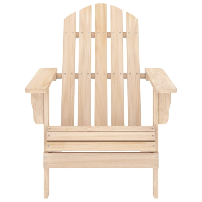 Sedia da giardino Adirondack con tavolo in legno massello di abete 02_0013331
