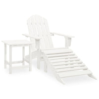 Sedia da giardino Adirondack con pouf e tavolo in abete bianco 02_0013325