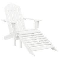 Sedia da giardino Adirondack con pouf e tavolo in abete bianco 02_0013325