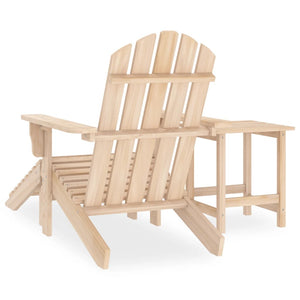 Sedia Adirondack con Poggiapiedi e Tavolo Massello di Abete cod mxl 35368
