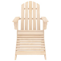 Sedia da giardino Adirondack con poggiapiedi e tavolo in abete 02_0013328