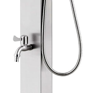 Doccia da giardino 220 cm in acciaio inox 02_0042036